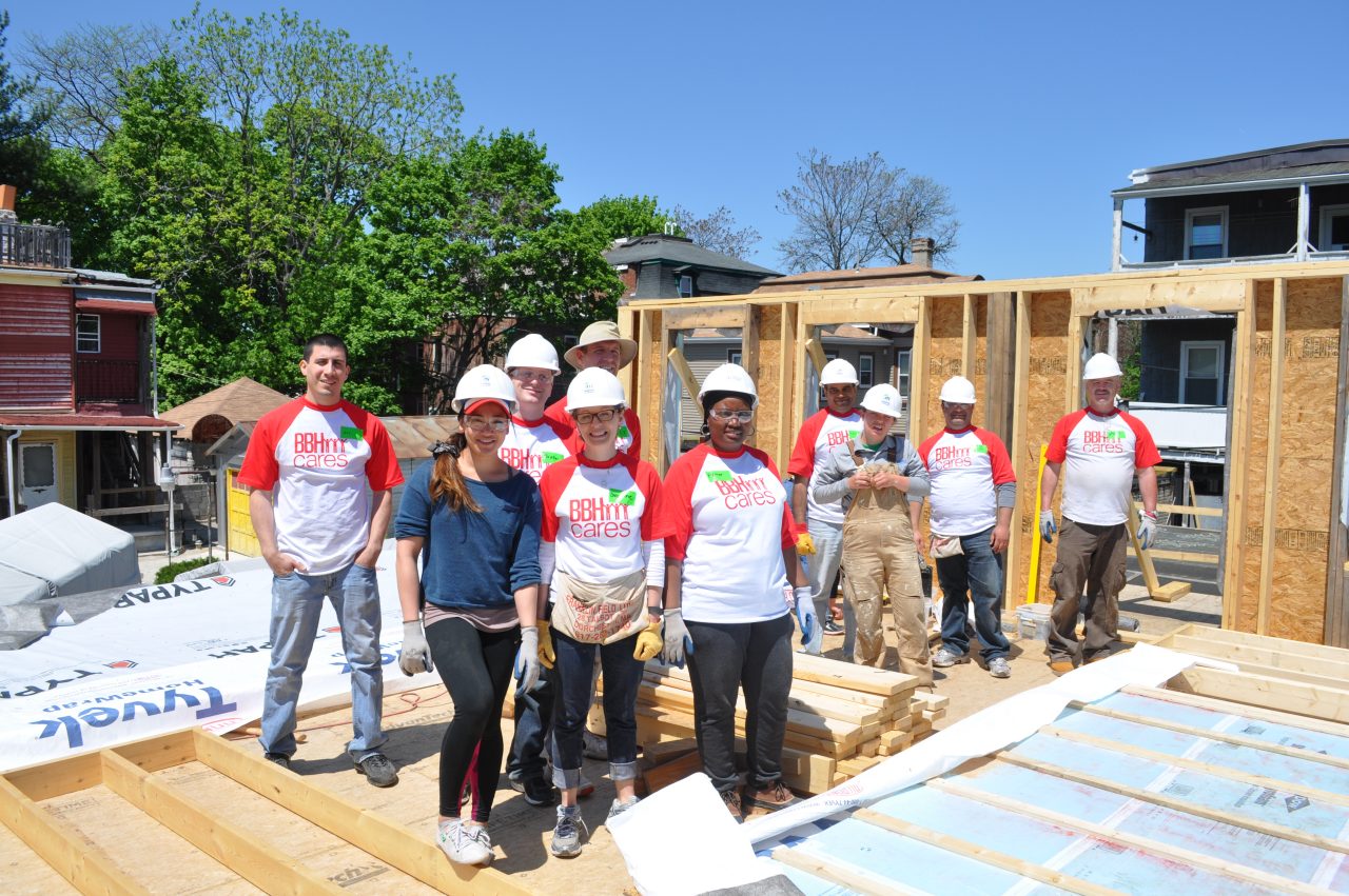 BBH'ers Volunteering to Build Houses