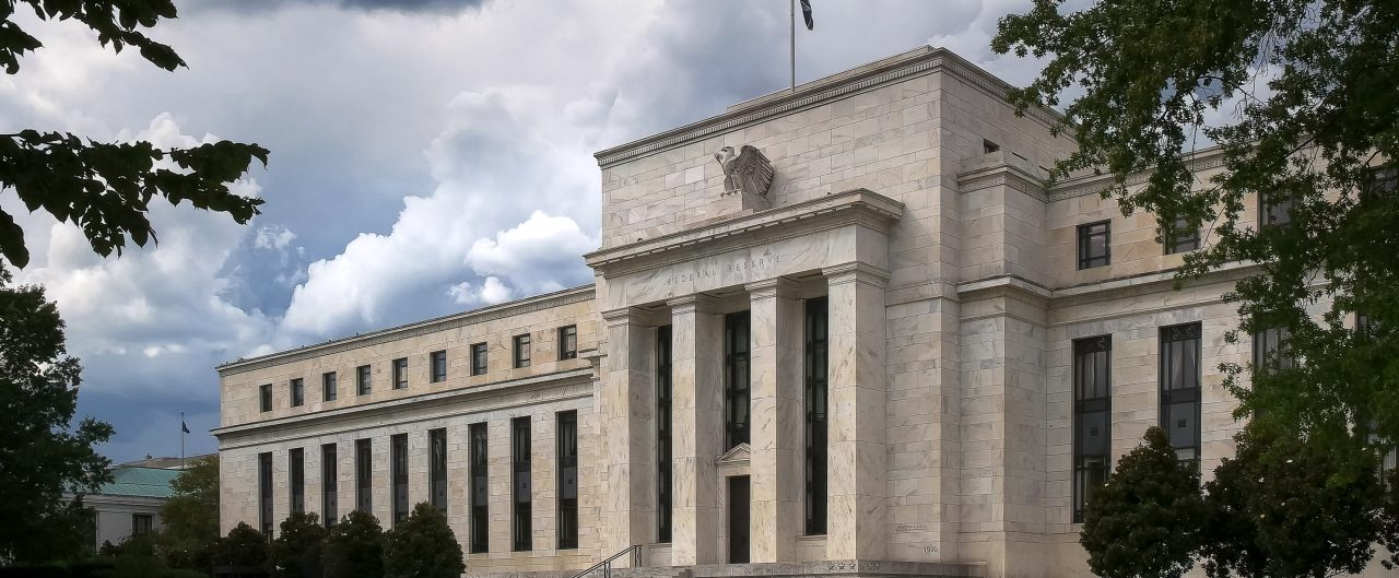 The Federal Reserve building in Washington, DC