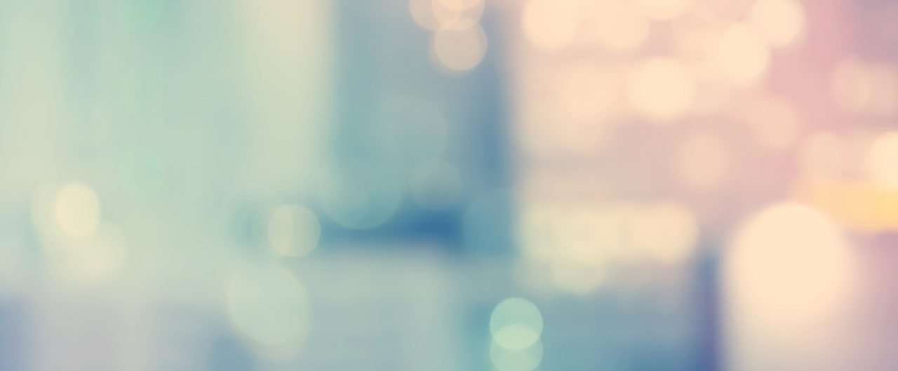 Blurred blue and pink urban building background
