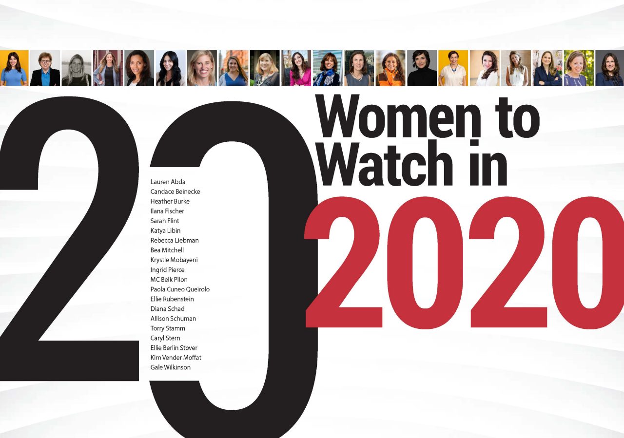 20 Women to Watch in 2020 Cover Collage of portraits at the top