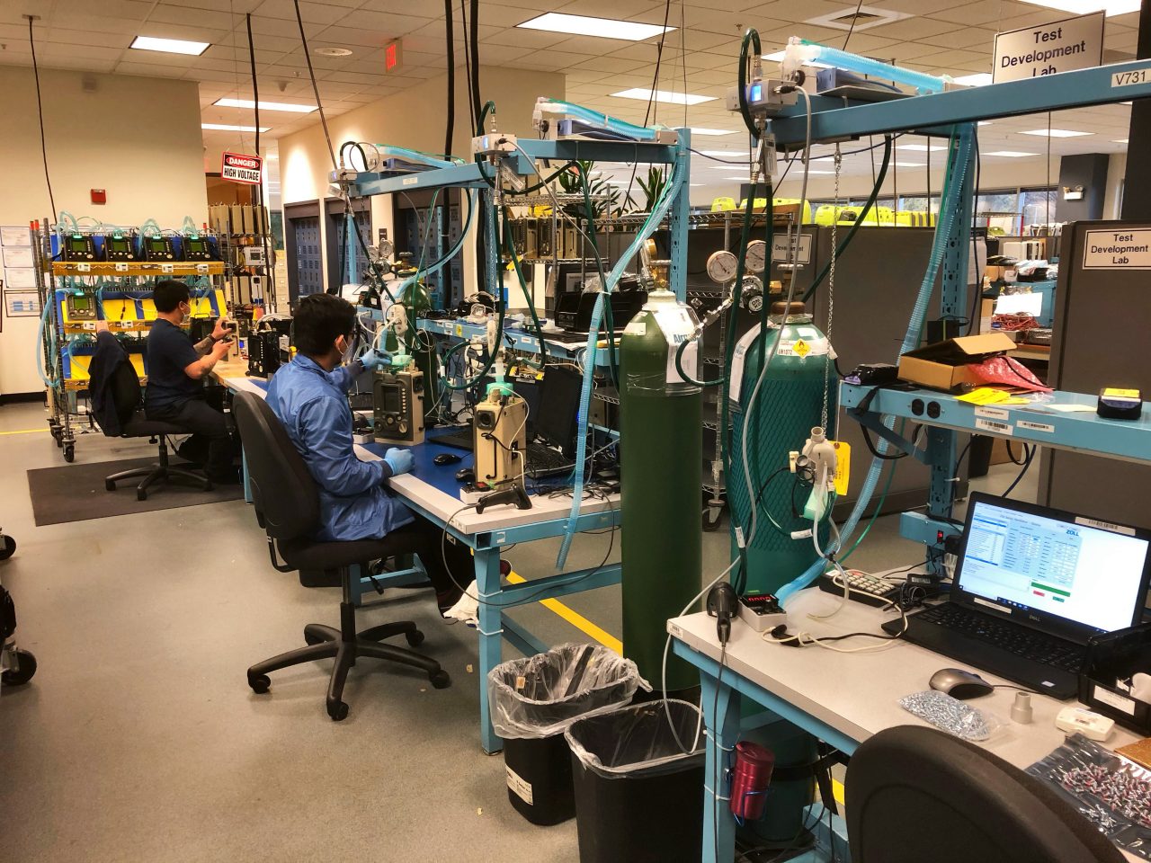 inside of Zoll Medical facility