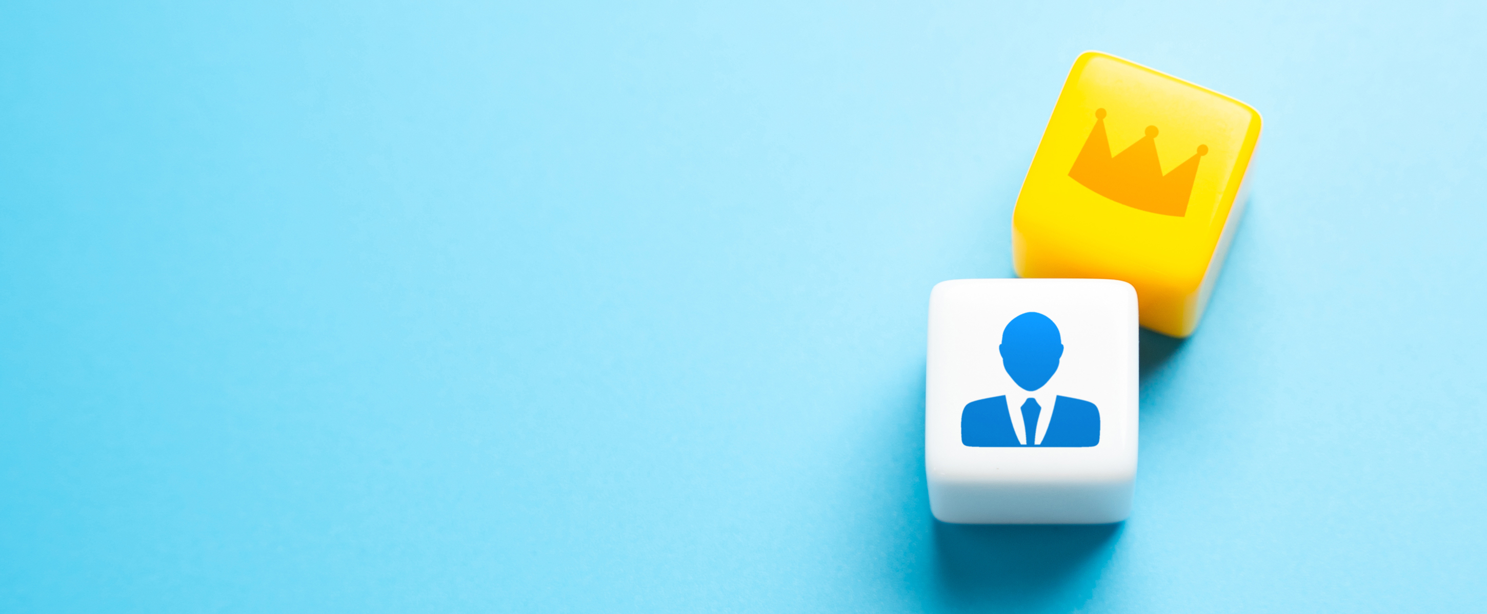 Businessman and crown on head. Concept of leader and chief. High self-esteem. Talented and promising. The best of all, in the first place. Career development. CEO, King