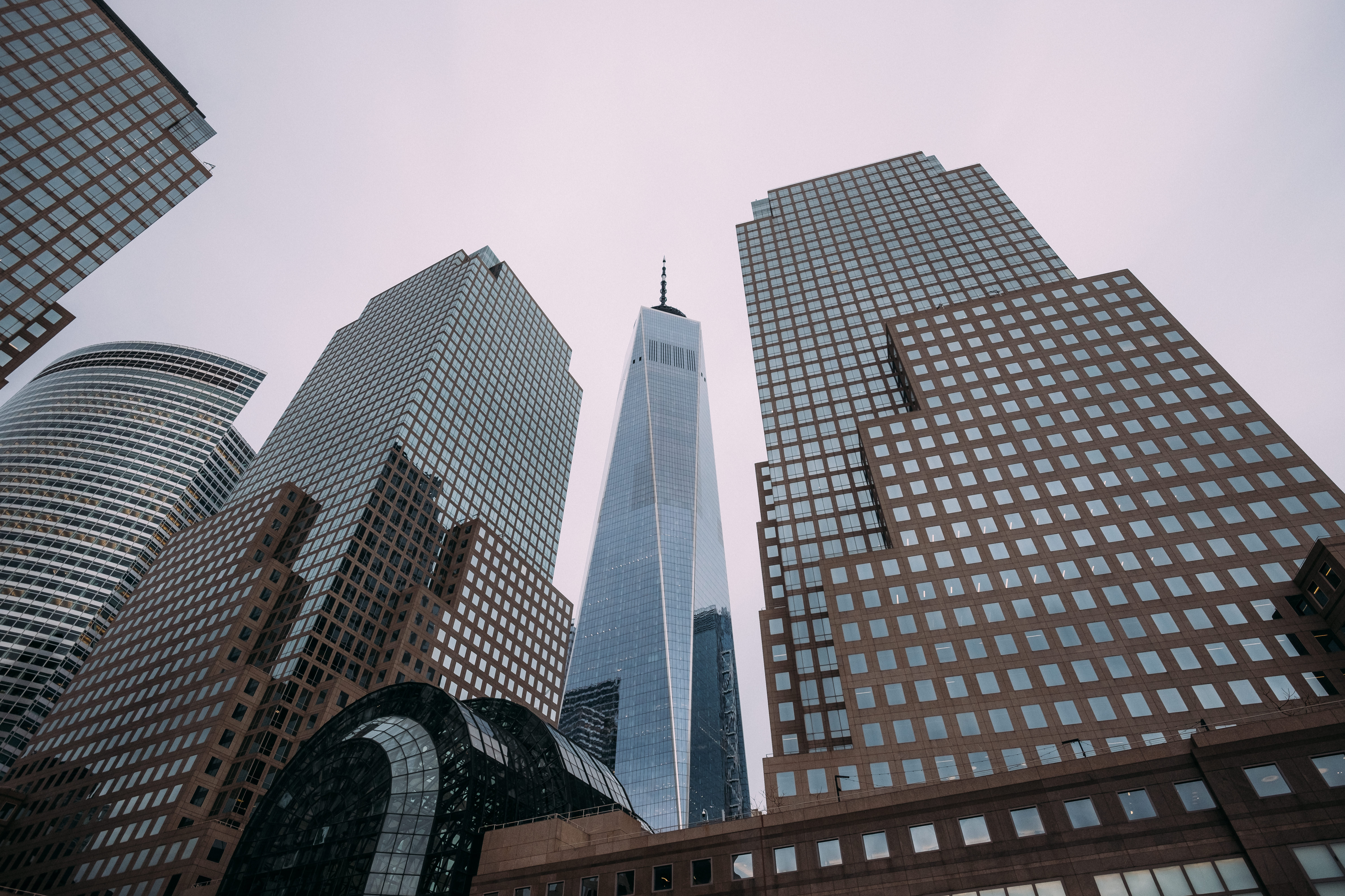 Modern Glass Buildings, World Trade Center