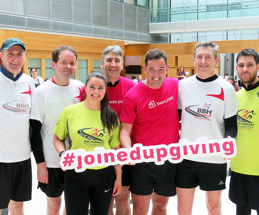 Dublin office runners at Dublin Basis Point run