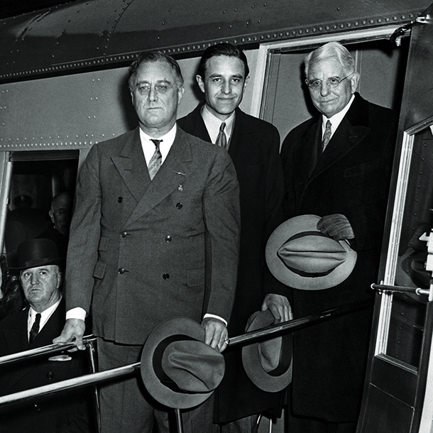 President Franklin Roosevelt with Averell Harriman