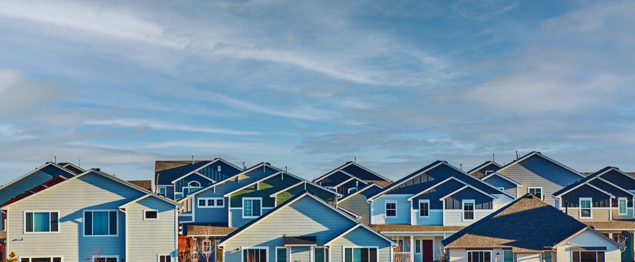 Residential Housing Background. 