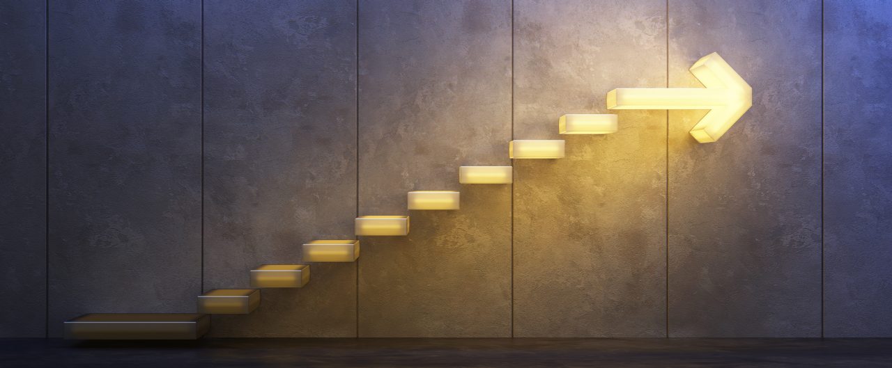 Illuminated staircase