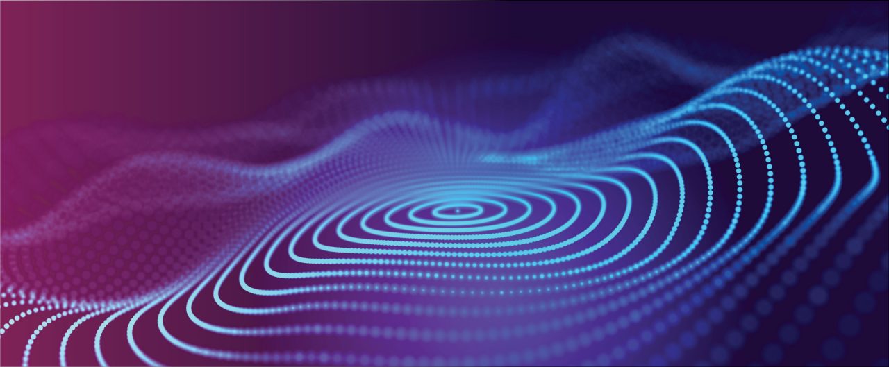 Abstract background with rings