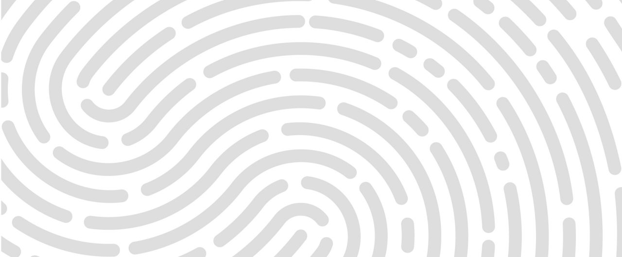 Gray fingerprint close-up