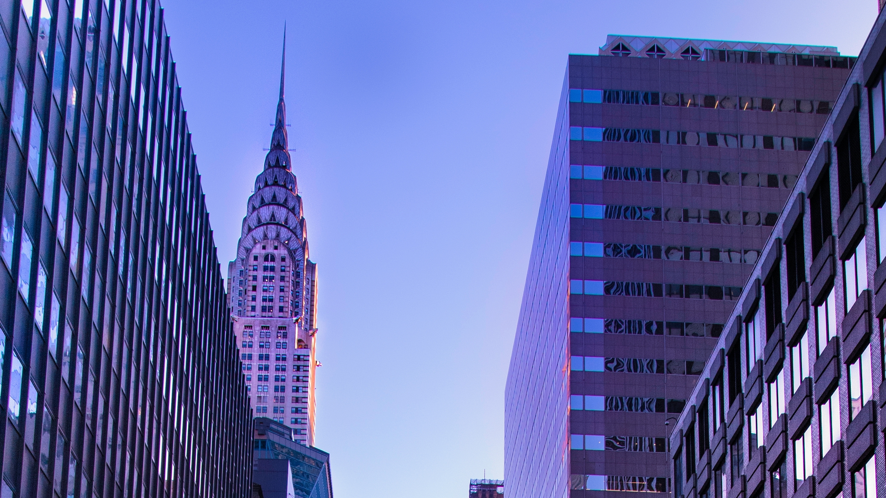 Purplish Chrysler Building View