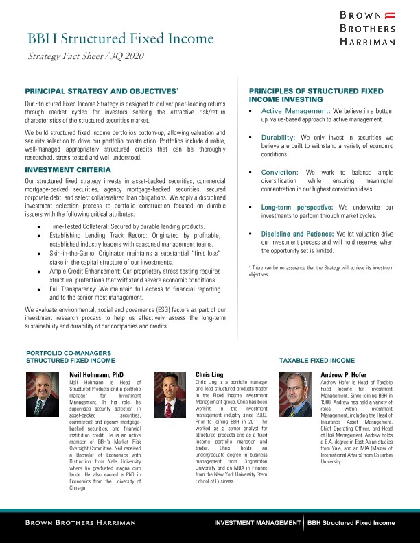 BBH Structured Fixed Income Strategy Fact Sheet - Q3 2020_new website.docx