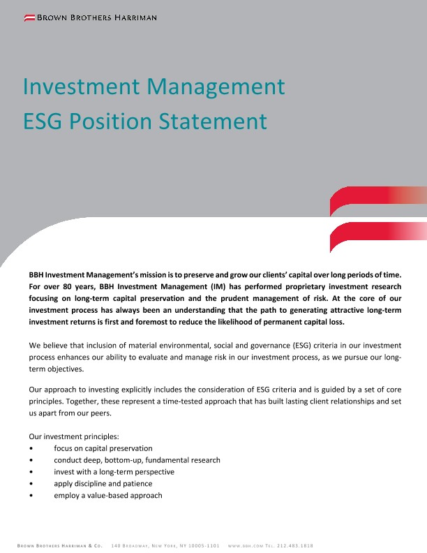 IM ESG Position Statement - October 2021_BBH.com