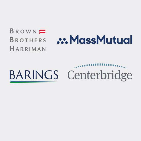 BBH, Barings. MassMutual and Centerbridge logos