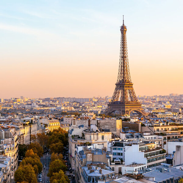Paris cityscape; Eiffel Tower
