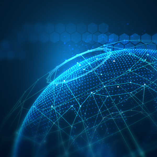 earth futuristic technology abstract background illustration