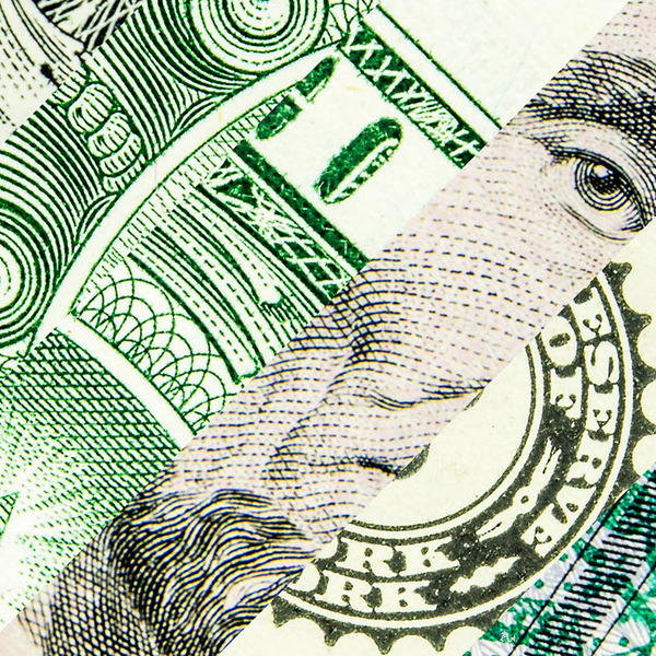 close up of a dollar