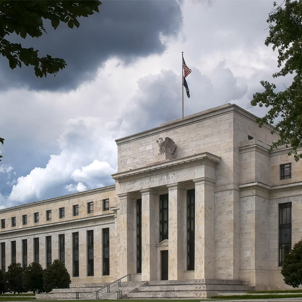 The Federal Reserve building in Washington, DC