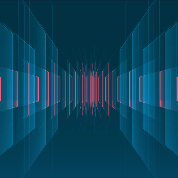 Futuristic portal or tunnel
