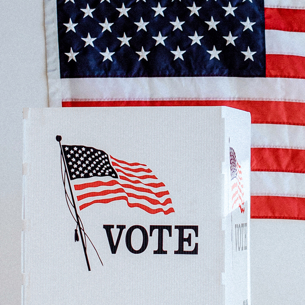 Ameican voting booth