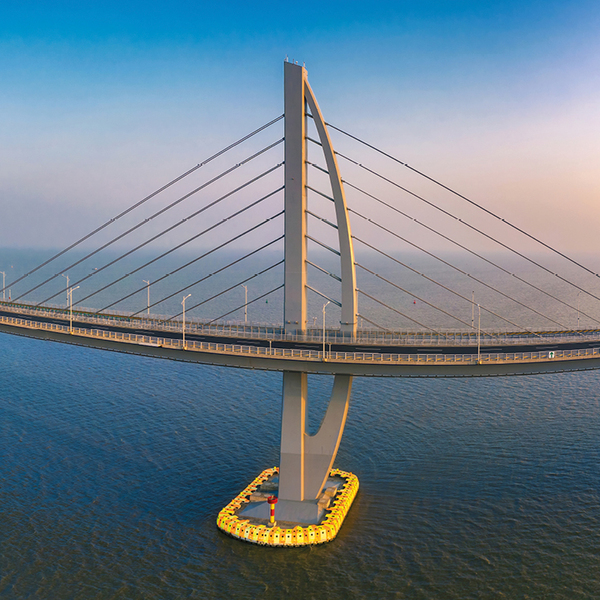 Aerial View Of Hong Kong-Zhuhai-Macao Bridge