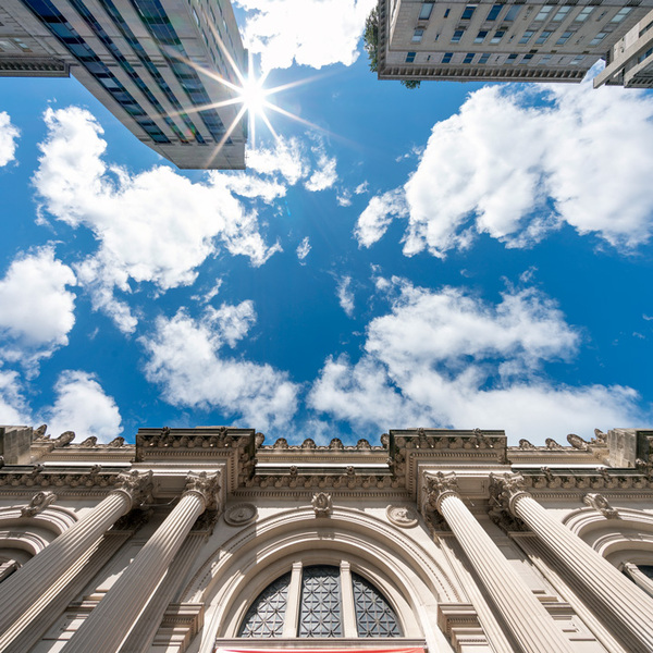 Upward View of the Metropolitan Museum 