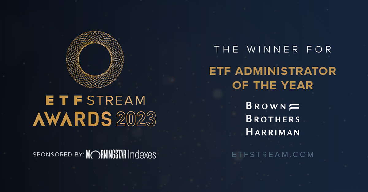 2023 ETF Stream Award ETF Administrator of the Year