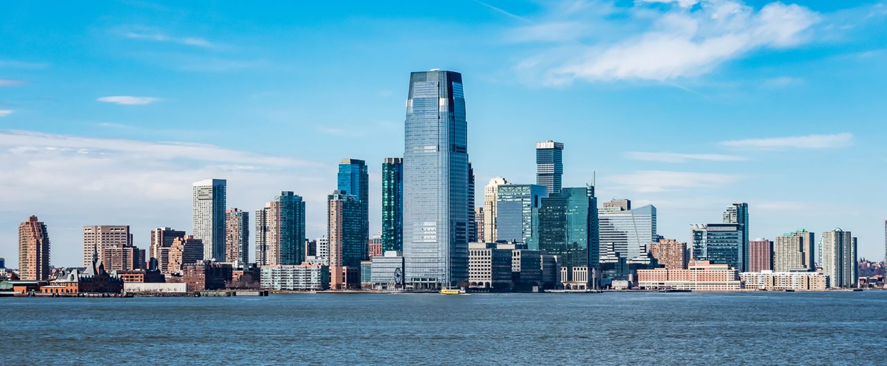 Panoramic view of New Jersey City skylines