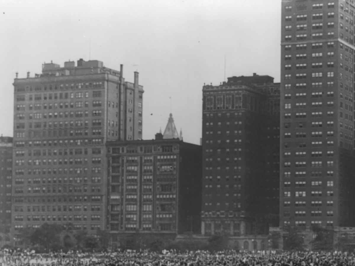 Chicago skyline, 1929