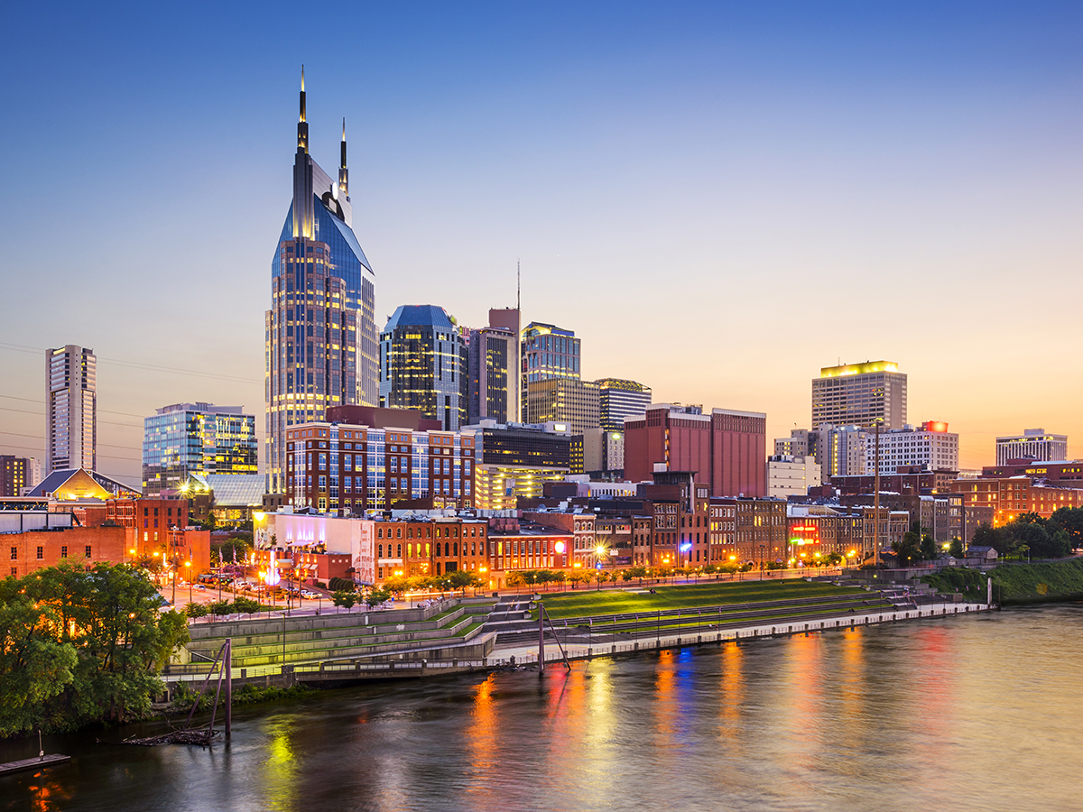 Downtown Nashville, TN skyline