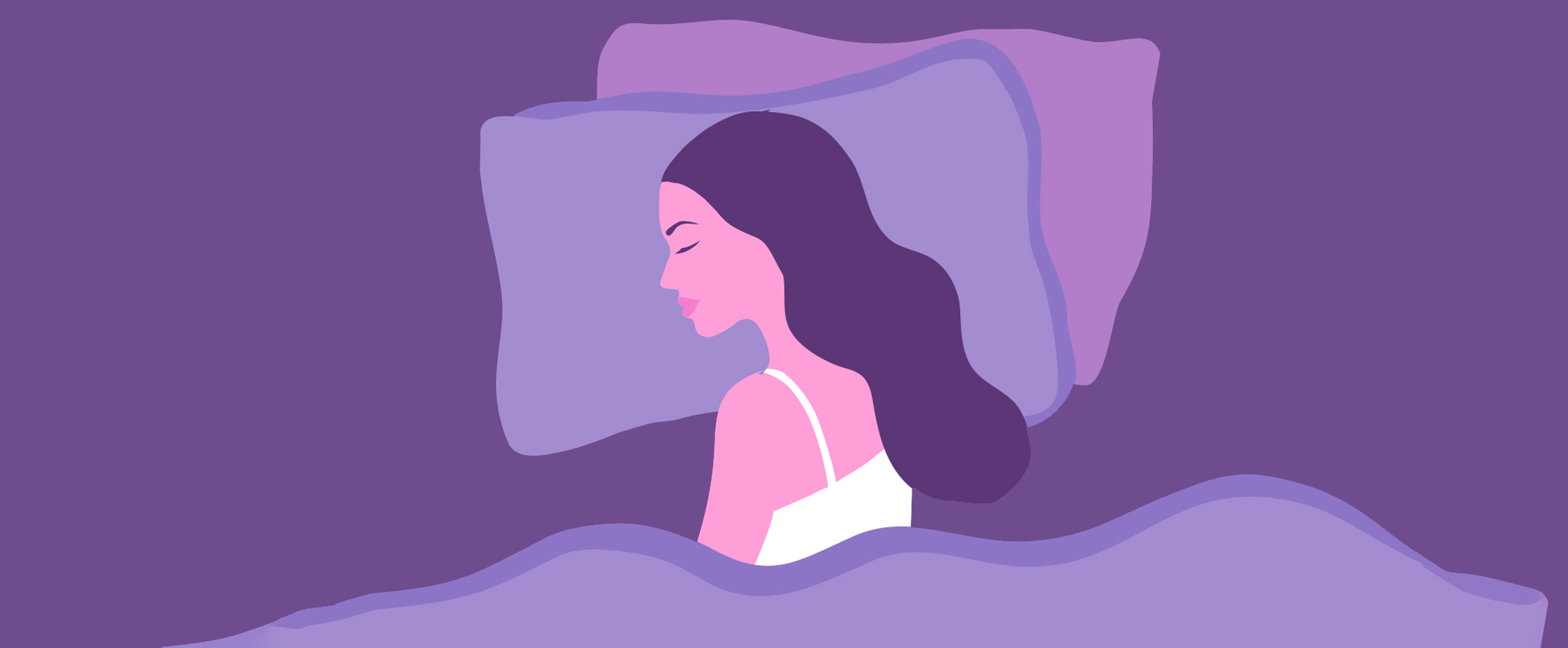 Woman sleeping in bed