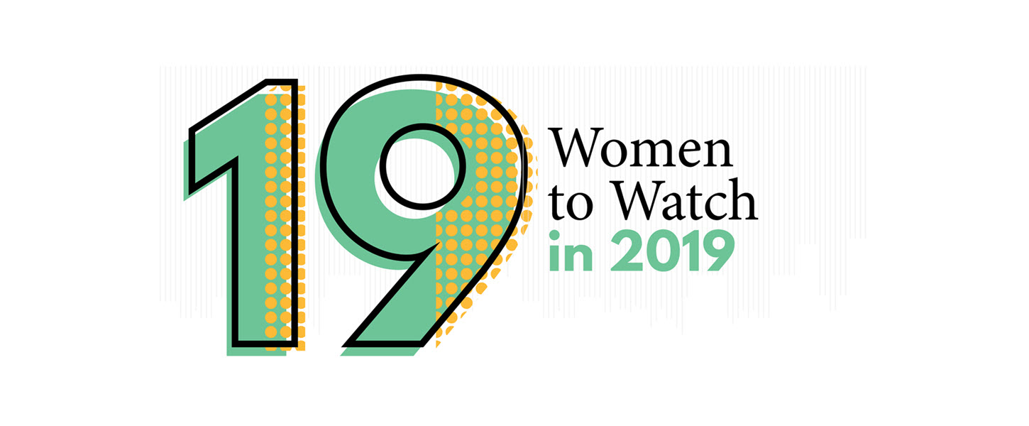 19 women to watch in 2019 logo