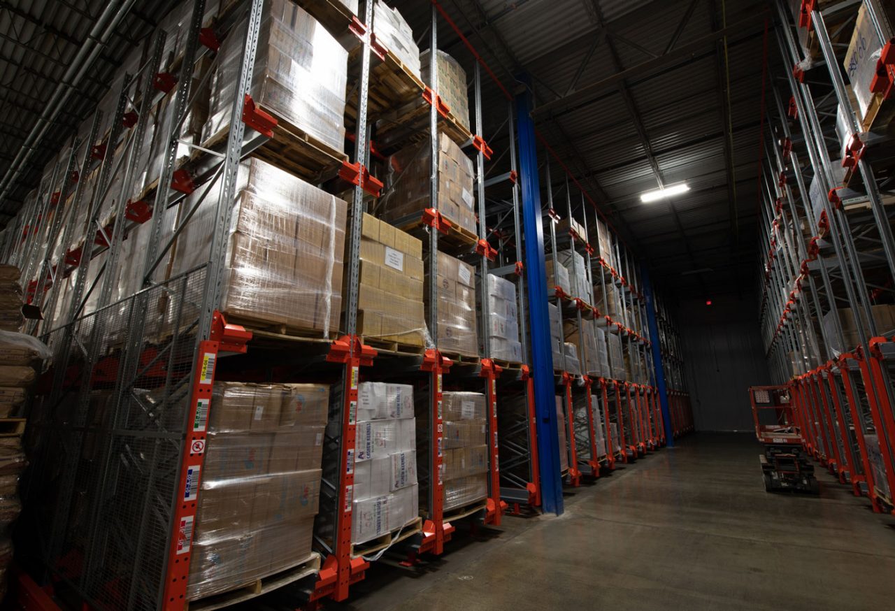 Interior of Red River Warehouse