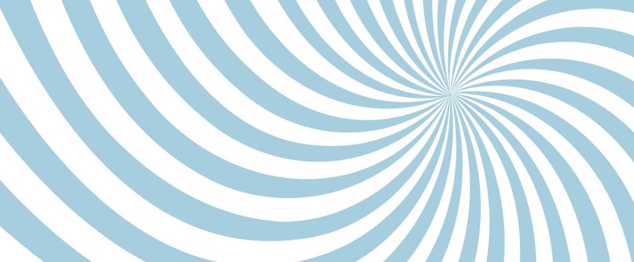 Blue swirls.