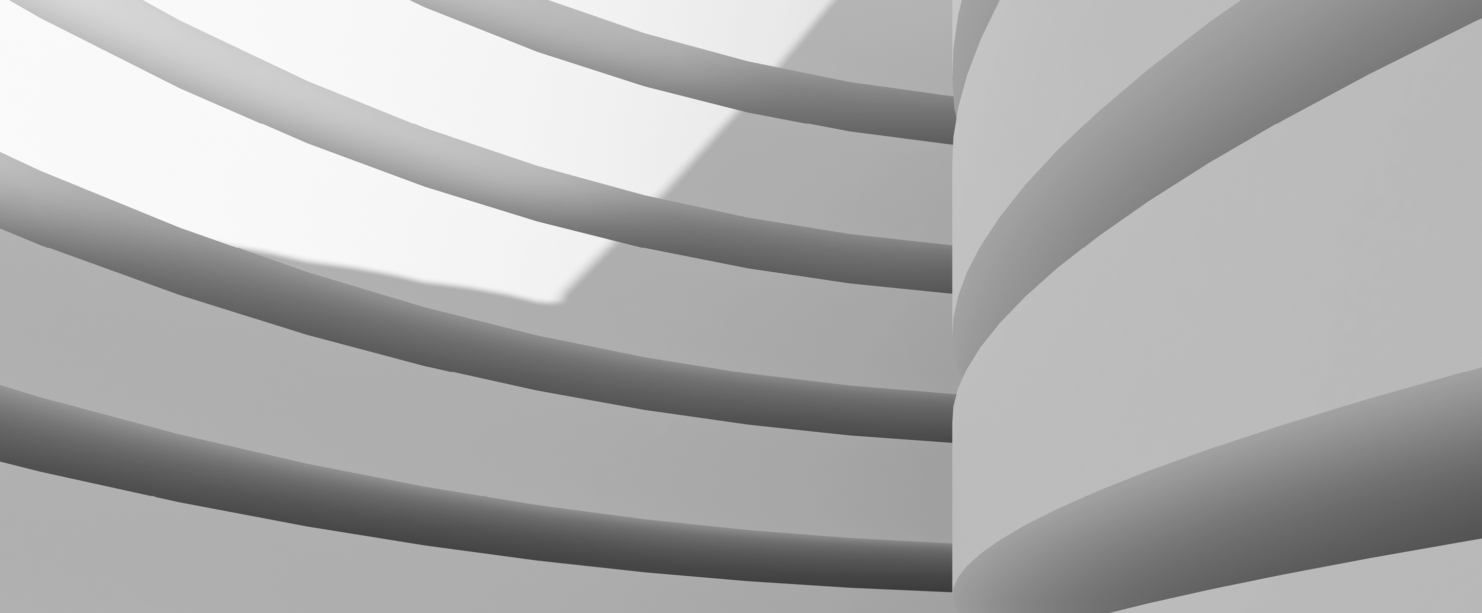 Abstract white architecture building