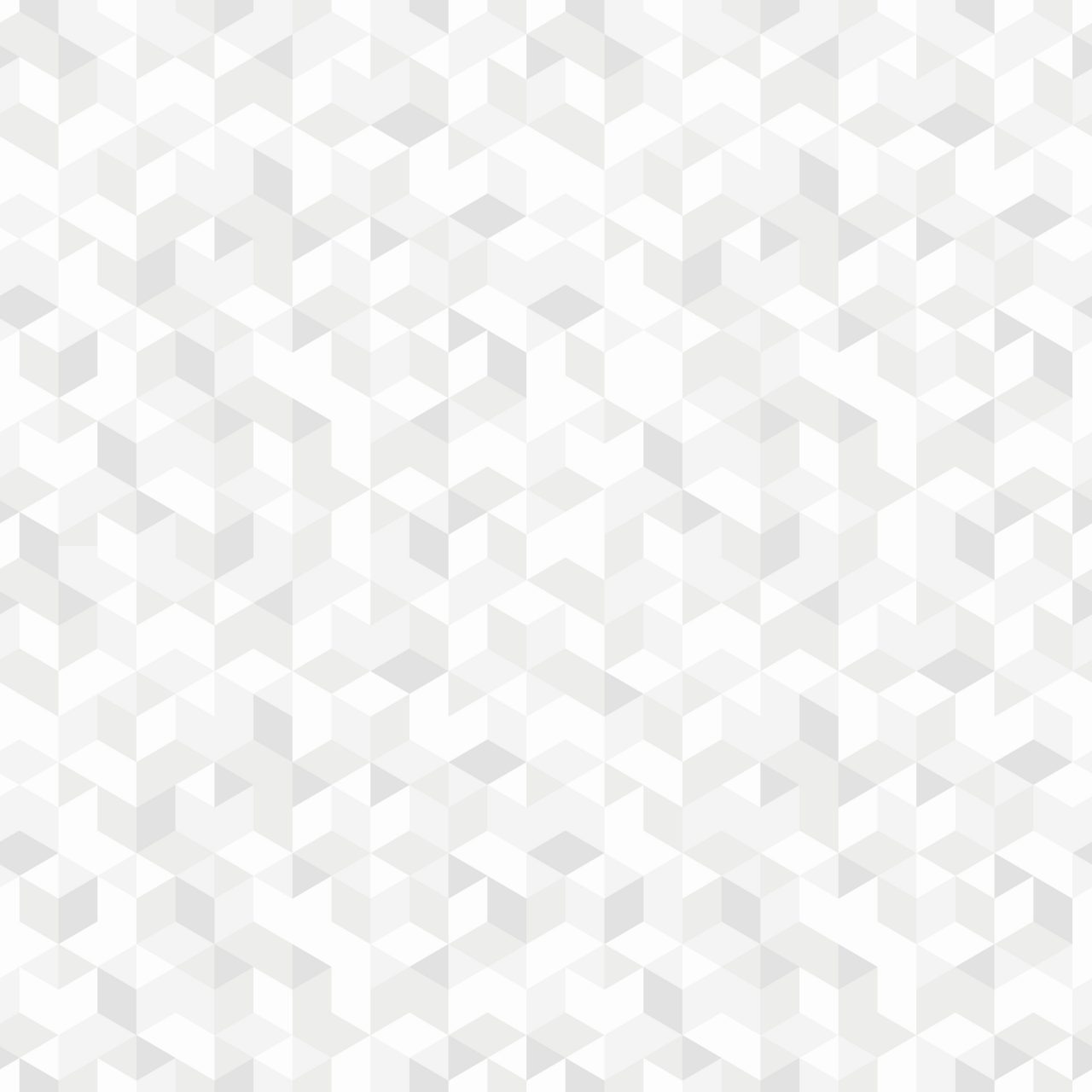 White geometric mosaic pattern